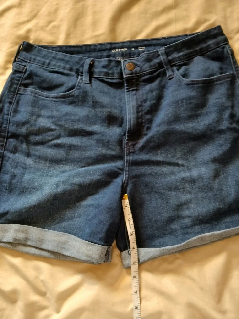 Dark Wash Denim Shorts for Women